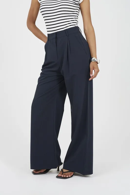 Tailored Straight Leg Trousers - Brave Soul