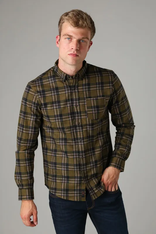 Cotton Printed Long Sleeve Shirt - Tokyo Laundry