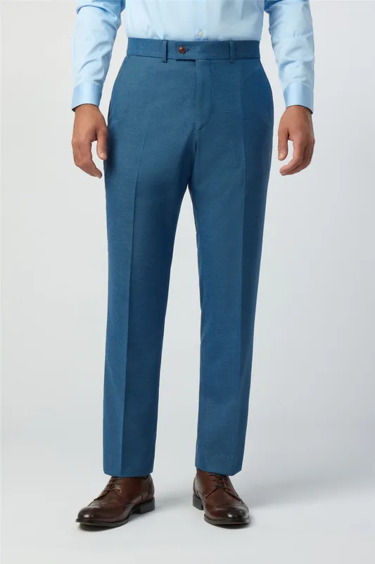 Flat Fronted Regular Suit Trousers - Antique Rogue