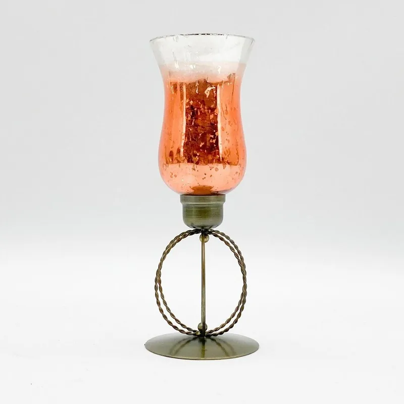 13 Inch Candle Holder - L14 x W14 x H40 cm - Gold