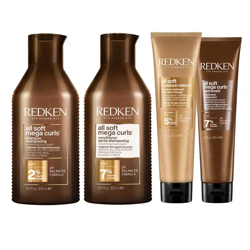 All Soft Mega Curl Complete Routine Pack - Redken