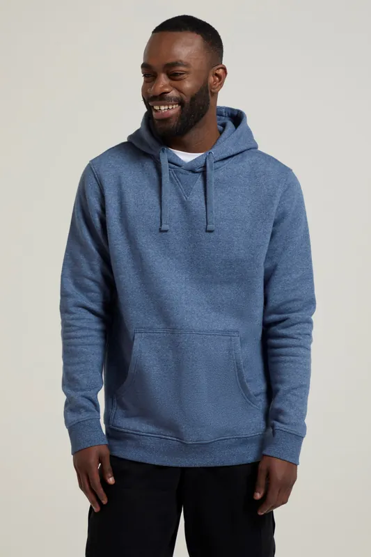 Dorset' Kangaroo Pocket Outdoors Plain Polycotton Hoodie - Mountain Warehouse