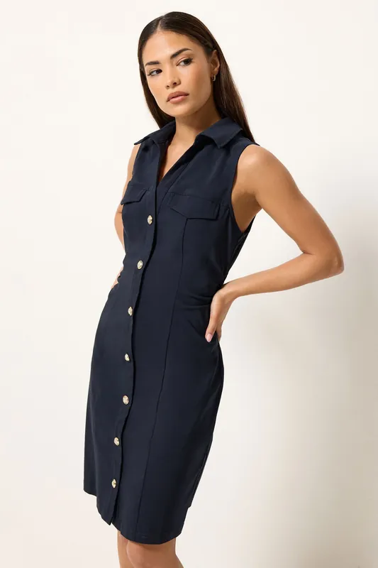 Petite Shirt Mini Dress - PixieGirl