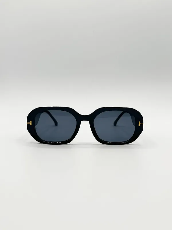 Oval Sunglasses with Wide Arm - SVNX