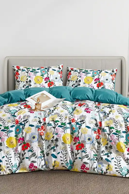 Aria Floral Printed Duvet Set - Ezysleep