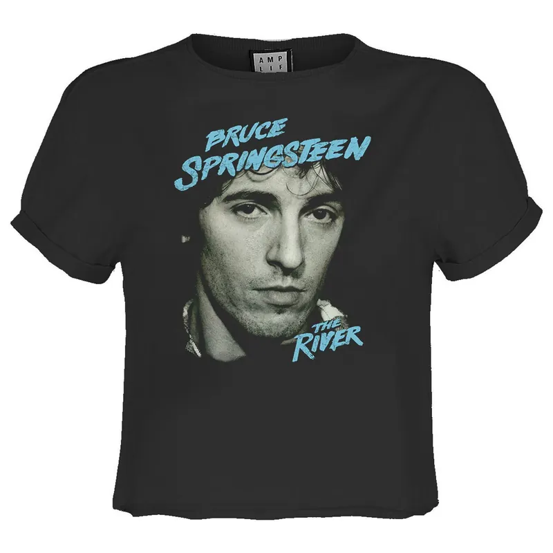 The River Bruce Springsteen Crop Top - Amplified
