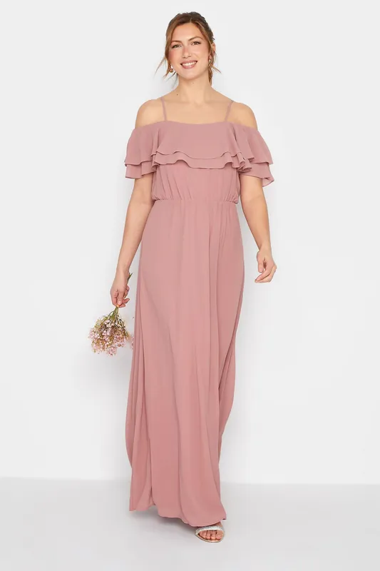 Tall Ruffle Front Maxi Dress - Long Tall Sally