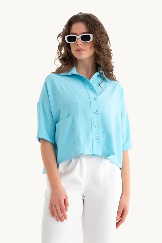 Pocket Shirt with a Button detail - Hiccup