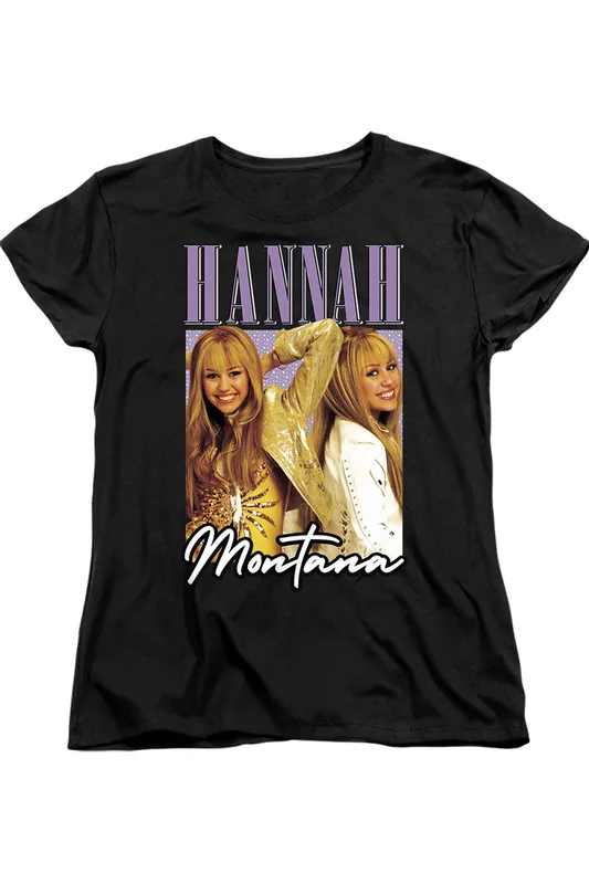 Hannah Montana Montage Tee, Black - Disney