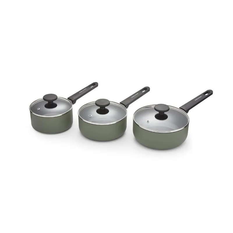 3 Piece Aluminium Saucepan Set - Morphy Richards
