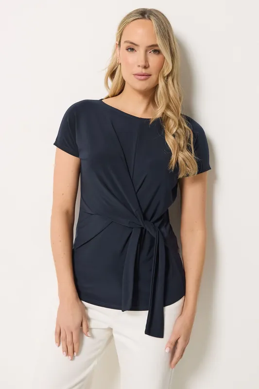 Tall Tie Detail Top - Long Tall Sally