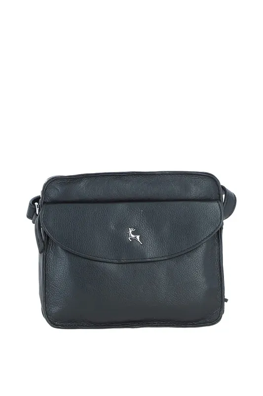 'Glasgow' Real Leather Crossbody Bag - Ashwood Leather