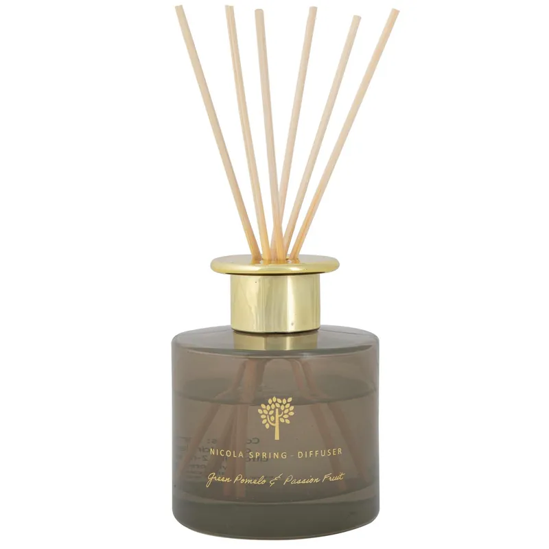 200ml Pomelo & Passion Fruit Reed Diffuser - Fruity Fresh Scented Jar