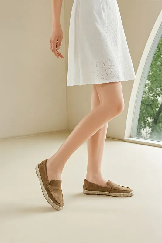 Slip-on Cowhide Loafers