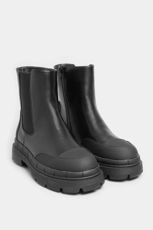 Wide & Extra Wide Chunky High Chelsea Boots - Yours