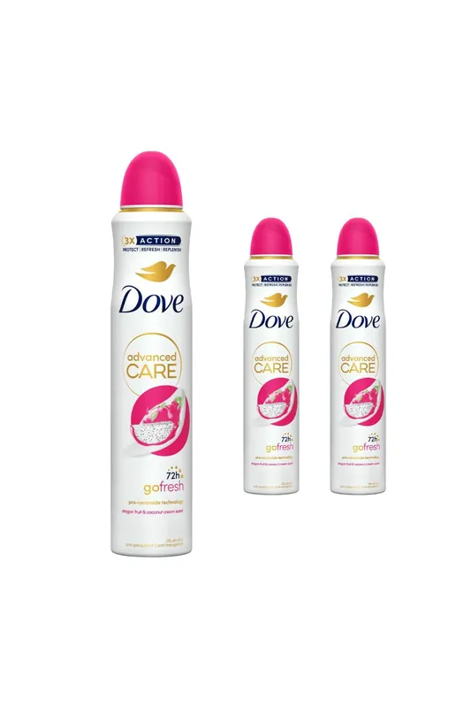 'Anti-Perspirant Deodorant' Go Fresh with 72H Protection 200ml, 3 Pack