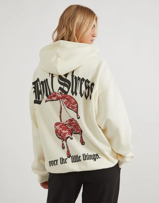 Dont Stress Over The Little Things Hoodie - SKINNYDIP