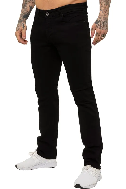 Straight Leg Stretch Denim Jeans - Enzo