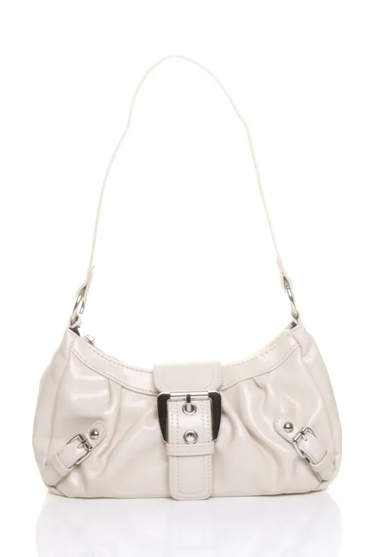 Slouchy Shoulder Strap Buckle Grab Bag - AJVANI