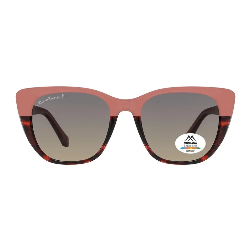 Cat Eye Tortoise Pink Grey Gradient Polarized MP173 - montana