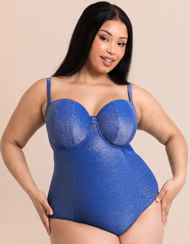 Sapphire Seas Multiway Swimsuit Strapless - Curvy Kate