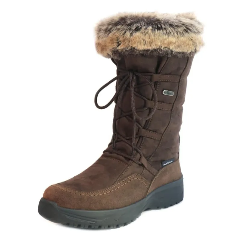 Bella' Cosy Women's Winter Boots with Flip-over Ice Grips