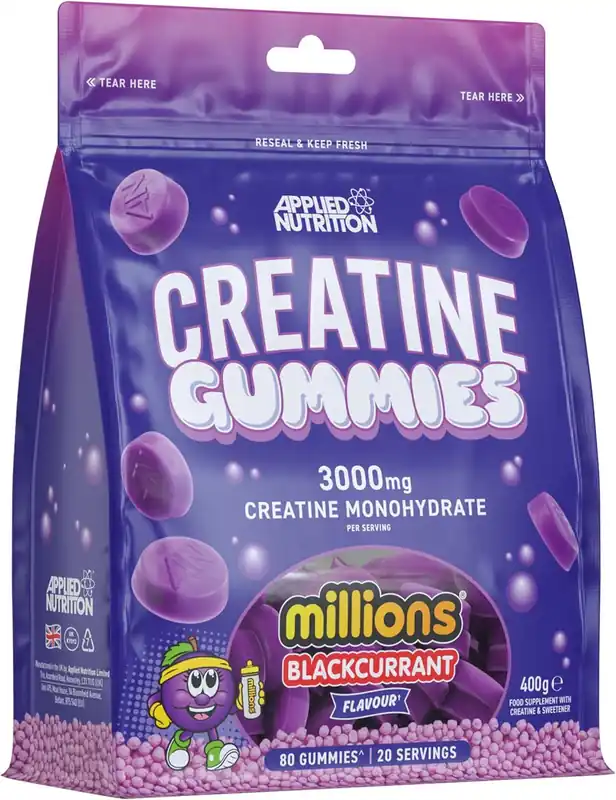 Creatine Gummies - Millions Blackcurrant - 20 Servings