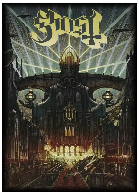 Meliora Textile Poster - Ghost