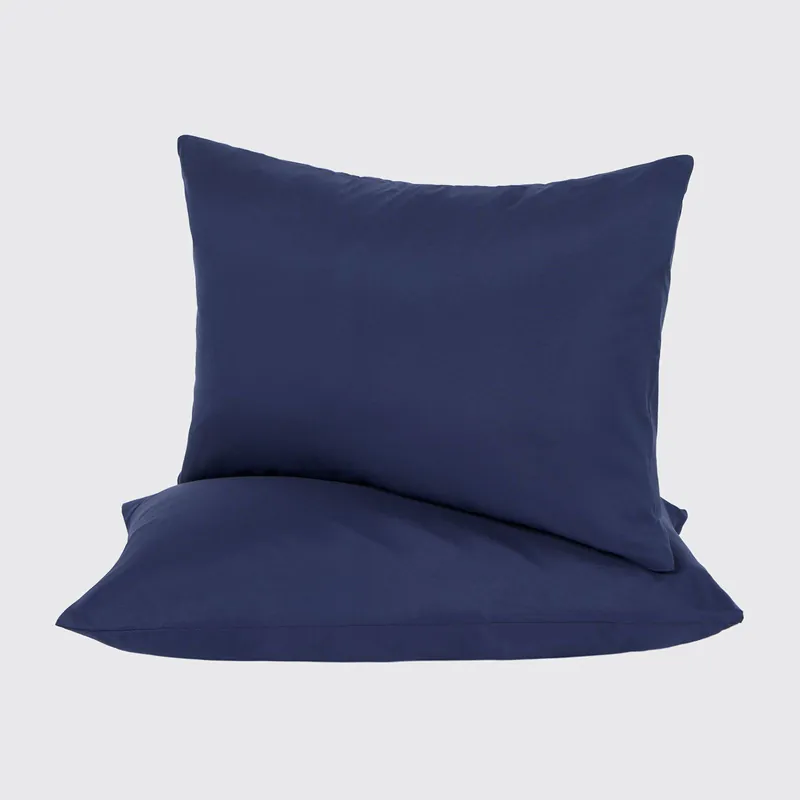 2 Pack Soft Microfibre Wrinkle Resistant Housewife Pillowcases - OHS