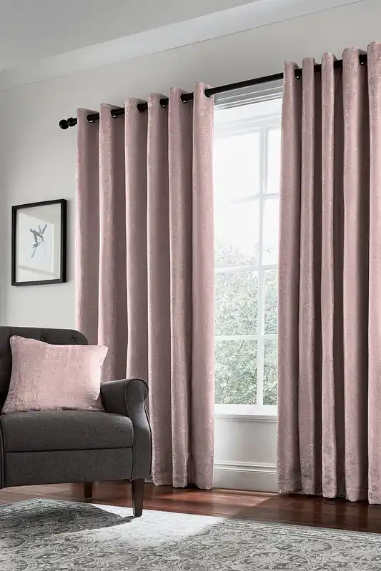 'Roma' Woven Lined Curtains - Helena Springfield