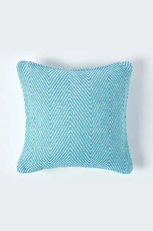 Cotton Halden Cushion Cover - Homescapes