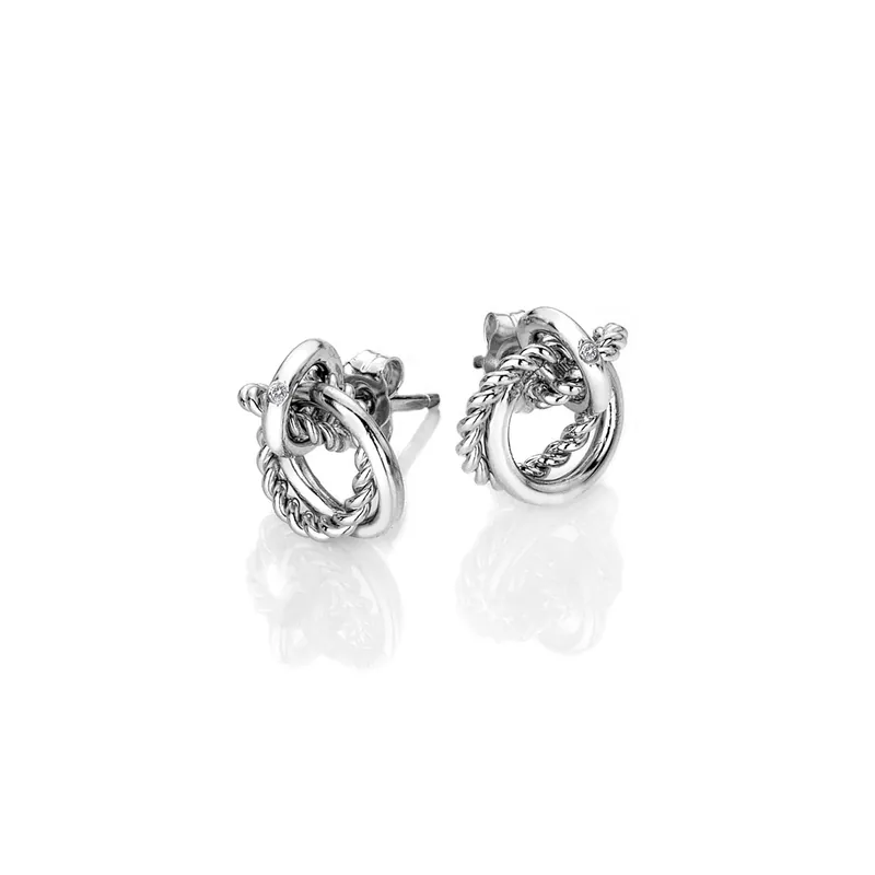 Unity Circle Earrings - Hot Diamonds
