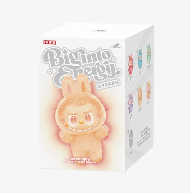 Pop Mart Labubu The Monsters Big into Energy Series Vinyl Plush Pendant (Single Blind Box)