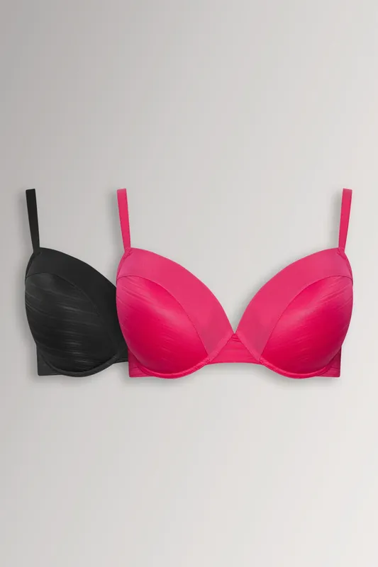 2 Pack Burnout T-Shirt Bras