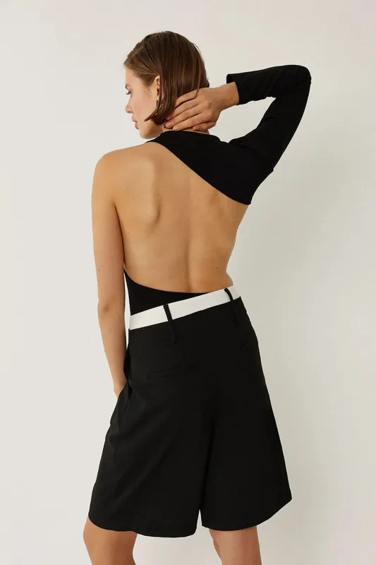 Cut Out Design Bodysuit - Hiccup