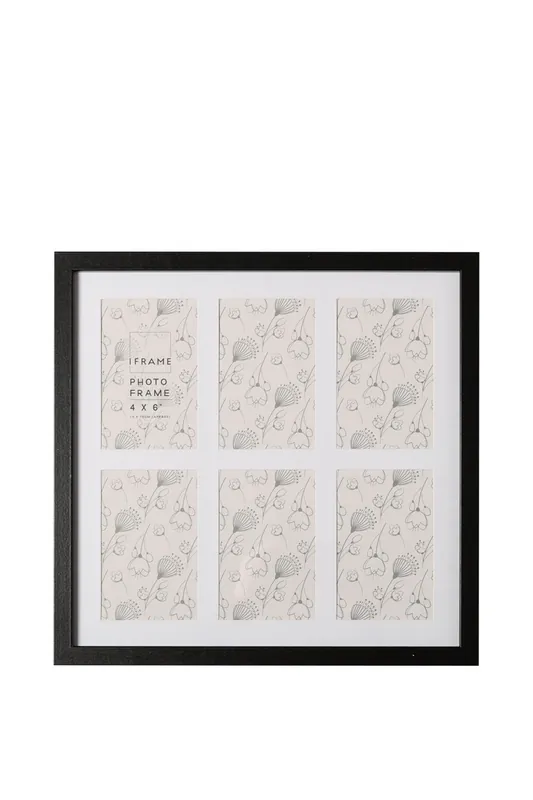 Multi Aperture Frame 6 x 4" x 6" Black 39cm - iFrame