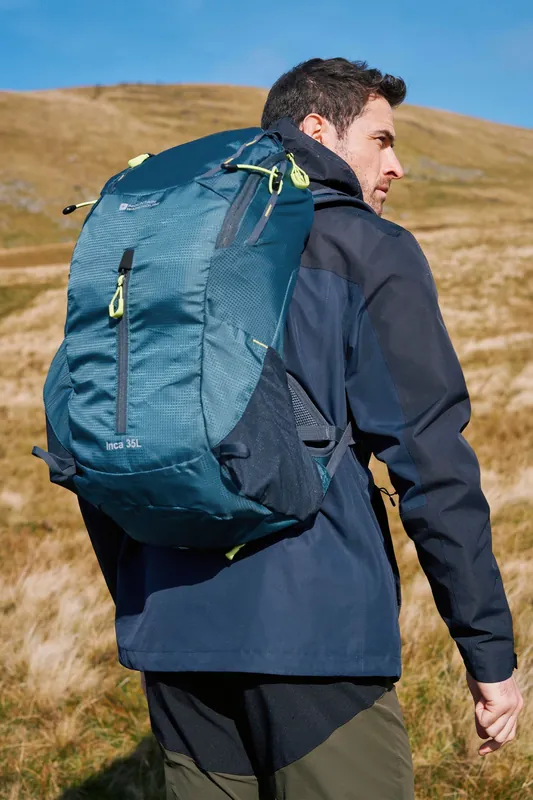 'Inca Extreme' Breathable Padded Adjustable Strap 35L Backpack - Mountain Warehouse