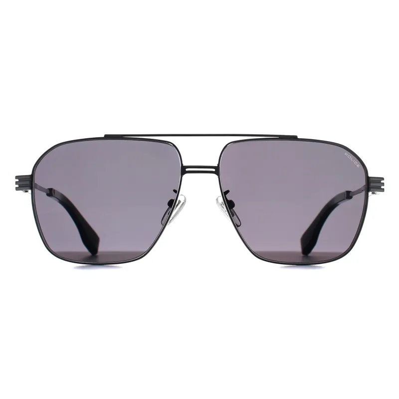 Aviator Shiny Ruthenium Smoke Grey SPLQ91 Mercury 1 - Police