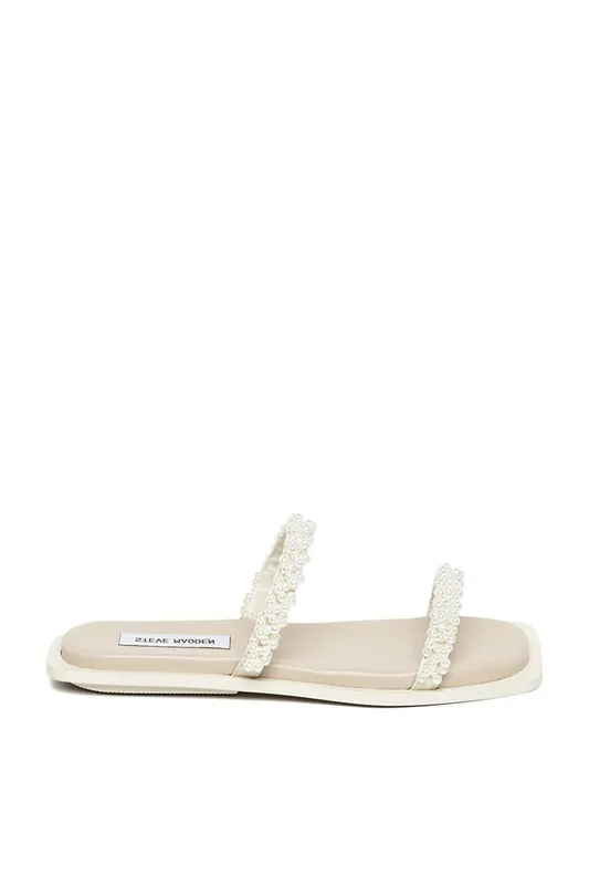 Sinne Sandal Cream' Flats - STEVE MADDEN