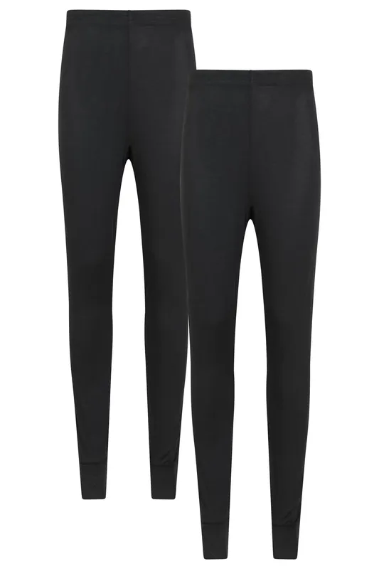 Pack of 2 ’Keep The Heat’ Lightweight Warm IsoTherm Activewear Pants - Mountain Warehouse
