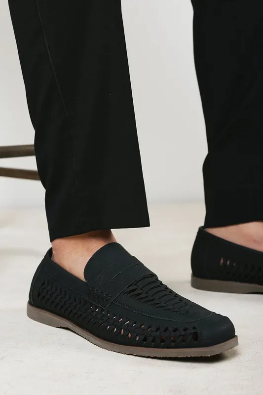 Colby Weave Slip on Loafers - Where's That From