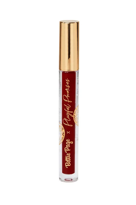 Cherry Red Transfer Resistant Long Lasting Matte Liquid Lipstick - Bettie Page Lingerie