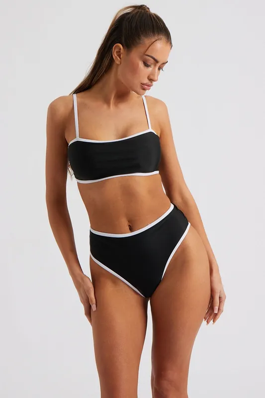 Contrast Binding Bikini Top - Urban Bliss