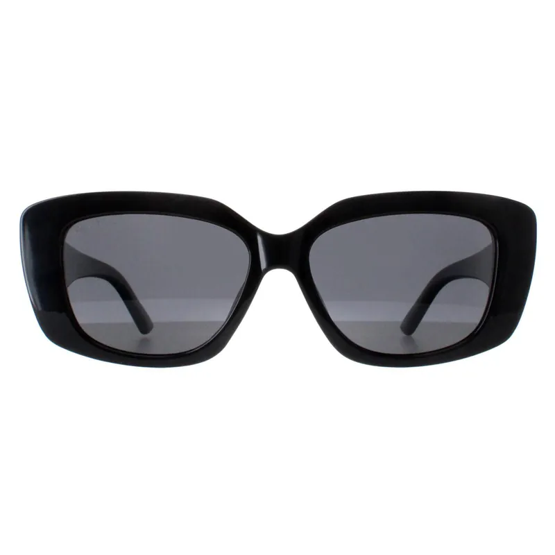 Rectangle Shiny Black Smoke Polarized MP56 - montana