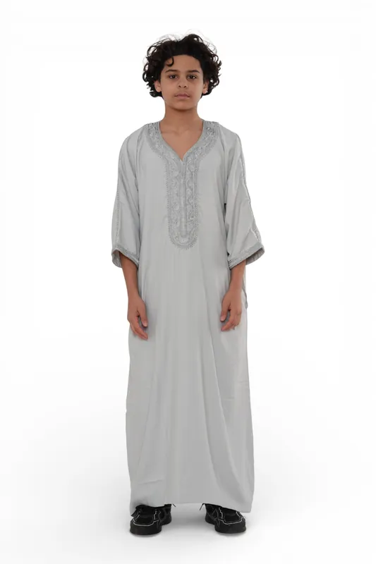 Moroccan Thobe Robe Eid Djellaba Gandoura Jubba- K-HM65
