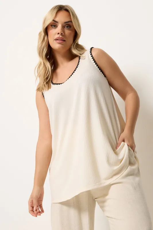 Contrast Stitch Vest Top - Yours