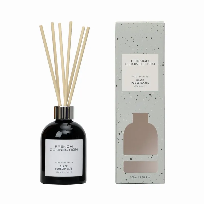 Black Pomegranate Reed Diffuser 100ML Black Collection - French Connection
