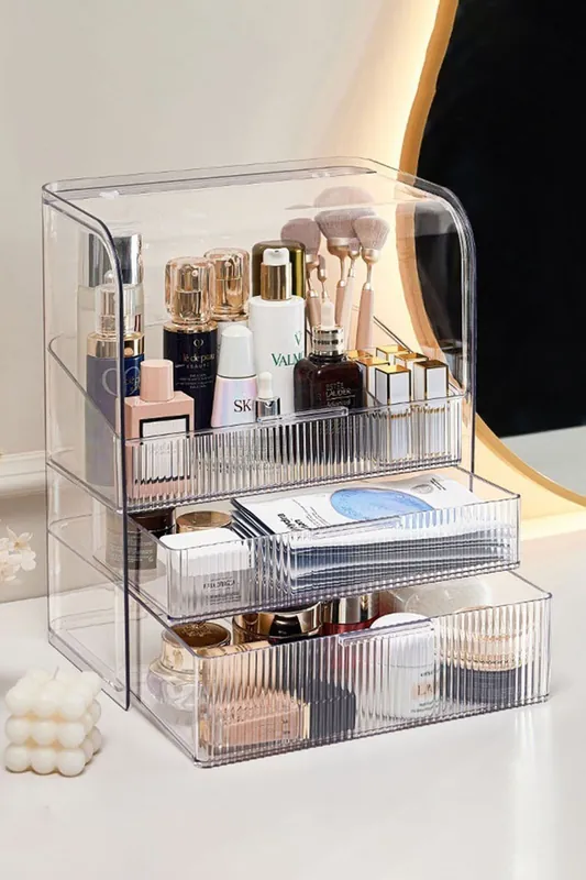 Large Capacity Makeup Organizer with 2 Drawers for Vanity - SHEONLY