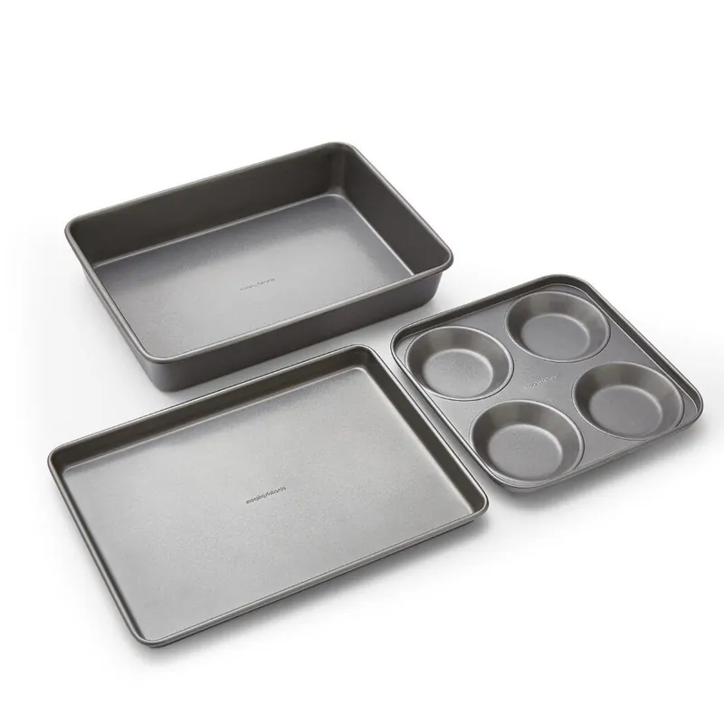 Yorkshire Pudding Tray, Oven Tray and Roasting Tin Set - Morphy Richards