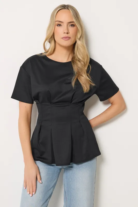 Tall Pleated Detail Top - Long Tall Sally